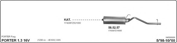 IMASAF 645000009 Exhaust System
